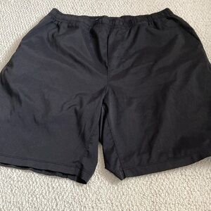 Lululemon Mens Black Running Gym Shorts Size large
